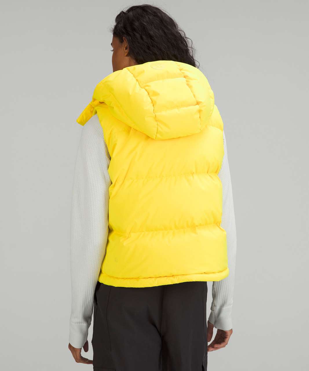 Lululemon Wunder Puff Cropped Vest - Sonic Yellow