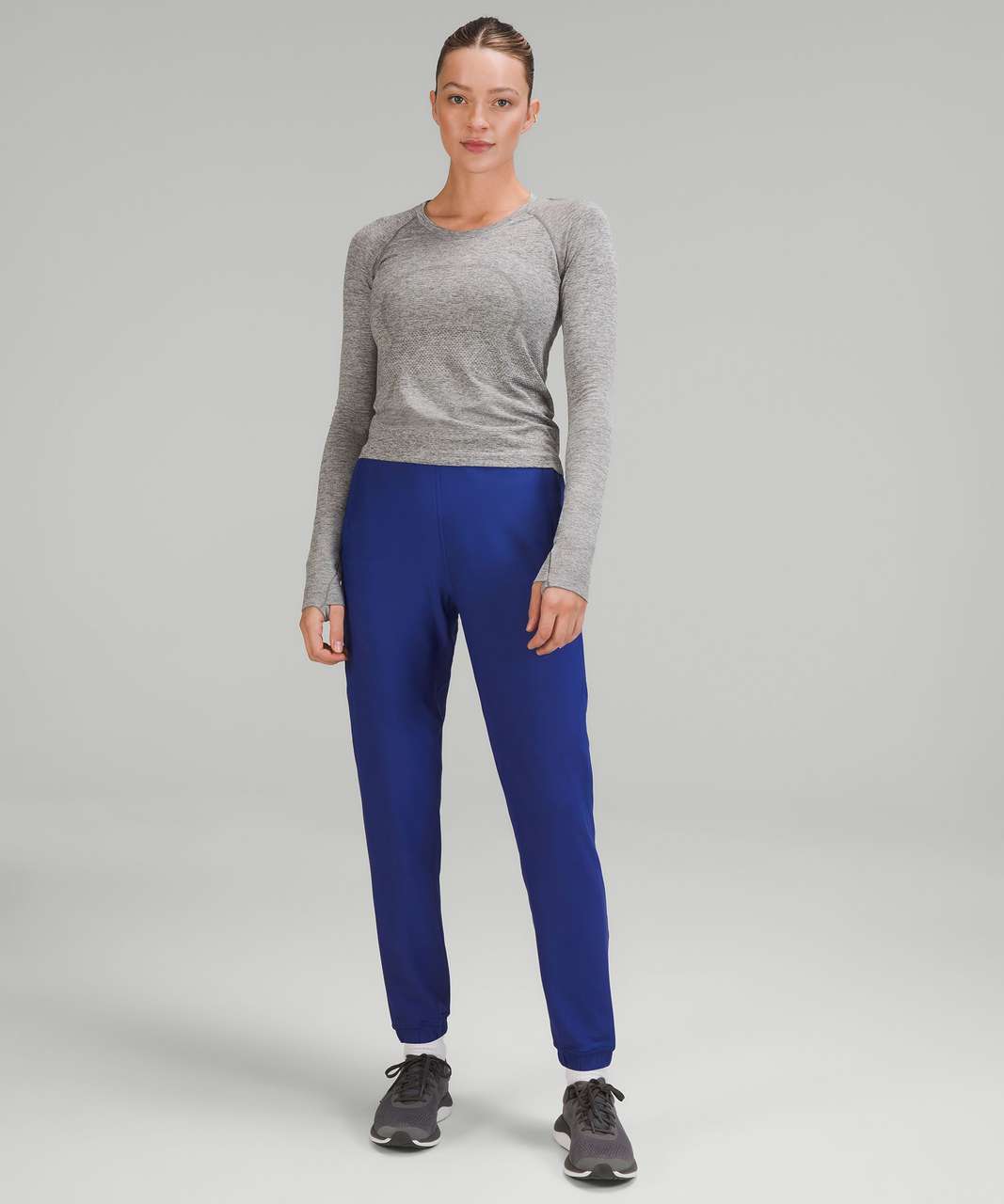 Lululemon Adapted State High Rise Jogger Women 14 Blue NWT Full Length  LW5CVMS