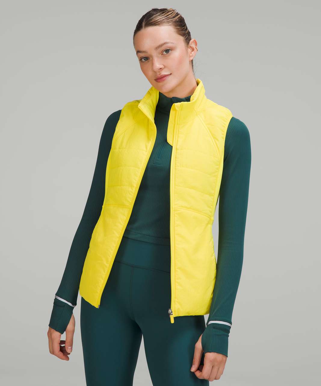 Lululemon Another Mile Vest - Sonic Yellow