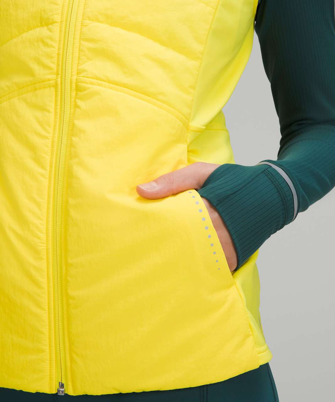 Lululemon Another Mile Vest - Sonic Yellow