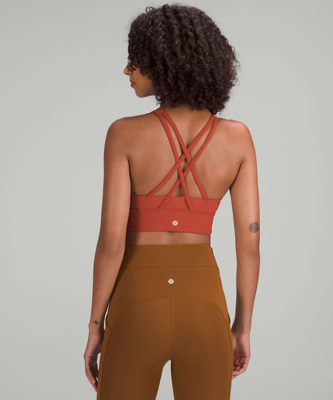 lululemon Energy High-Neck Longline Ribbed Bra