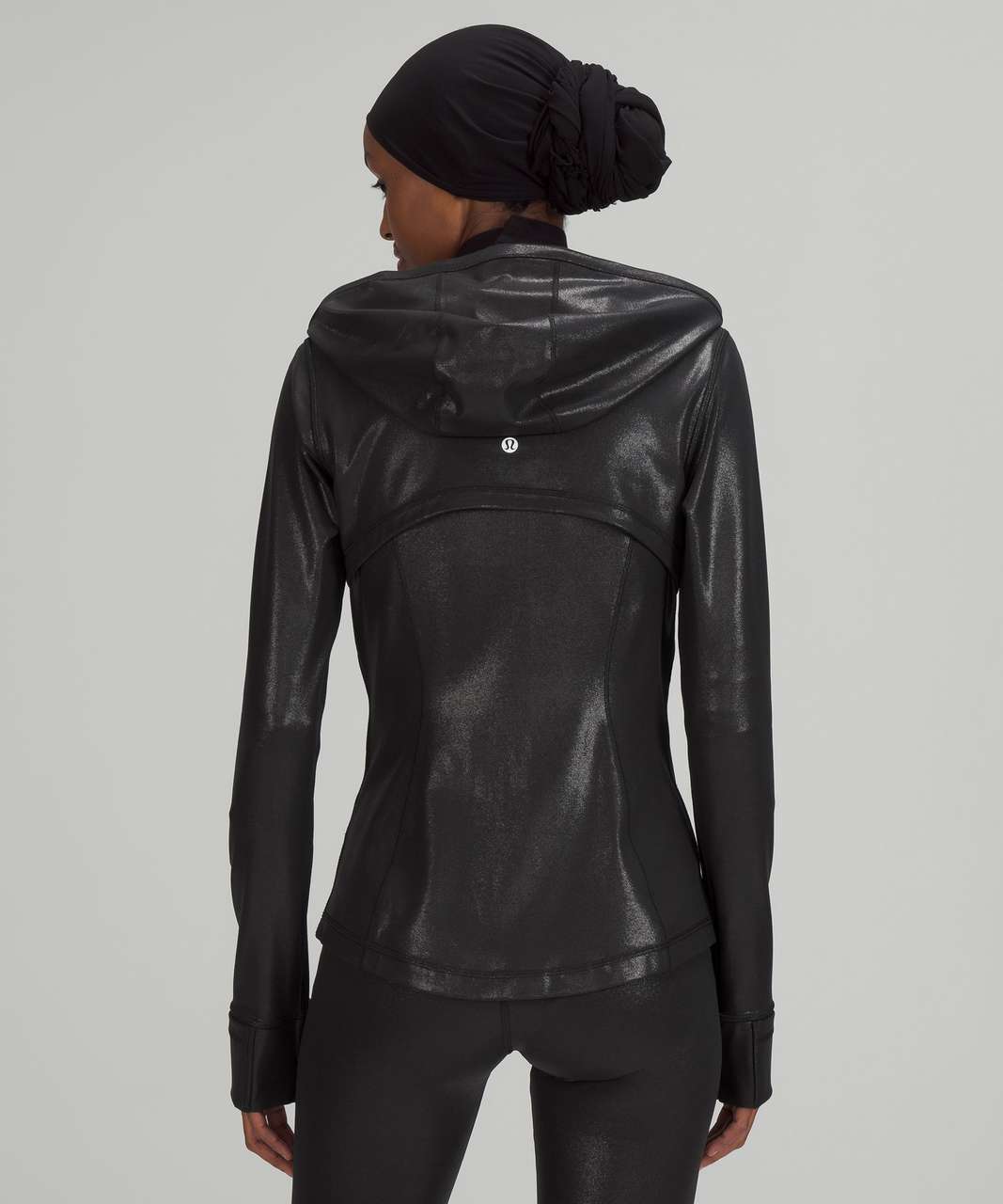 Lululemon Hooded Define Jacket *Shine - Radiate Foil Print Black