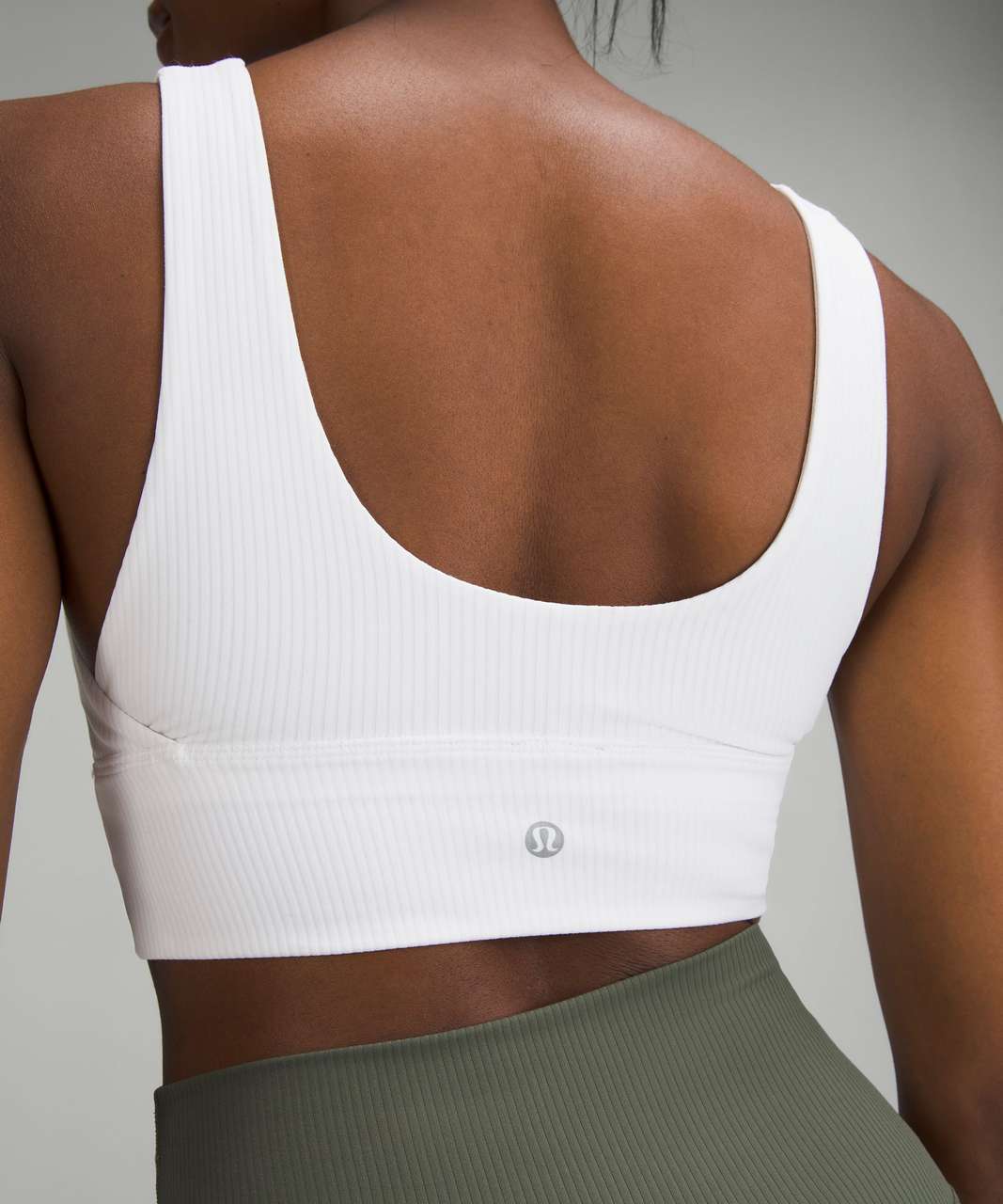 Lululemon Align Ribbed Bra *Light Support C/D Cup - White