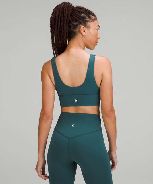 Lululemon Align Ribbed Bra *Light Support, A/B Cup - Green Jasper