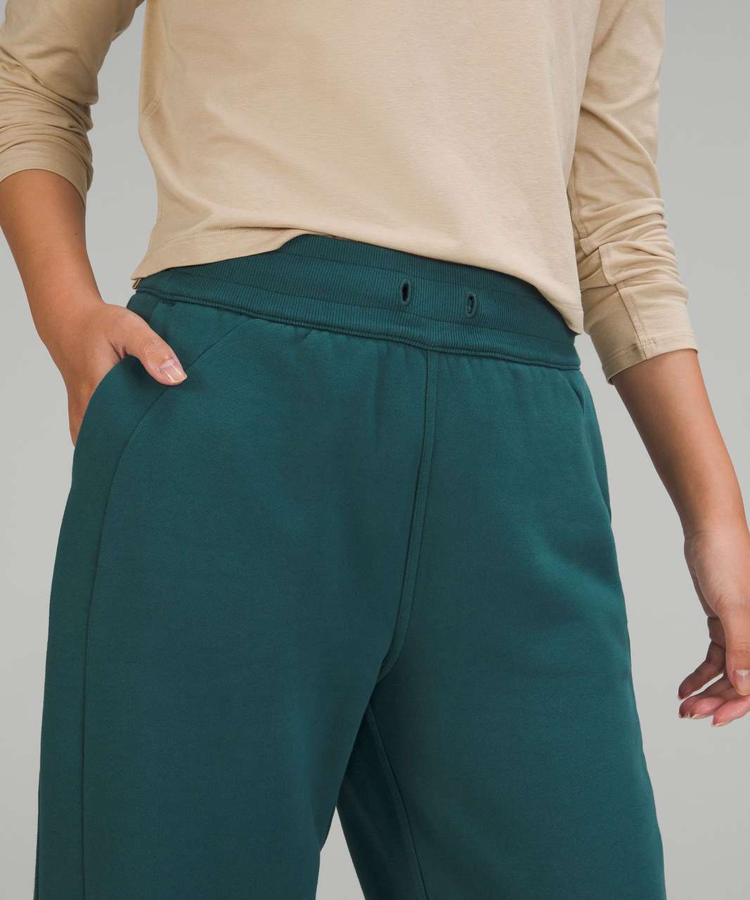 Lululemon Scuba Relaxed-Fit High-Rise Jogger - Green Jasper - lulu fanatics