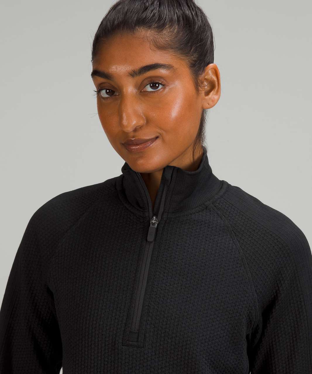 Lululemon Engineered Warmth Half-Zip - Black / Black