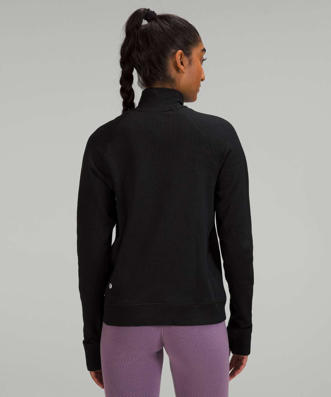 Lululemon Engineered Warmth Half-Zip - Black / Black