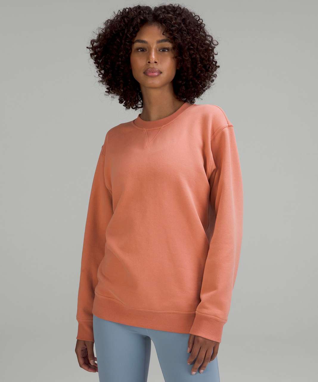 Lululemon All Yours Crew *Fleece - Pink Savannah