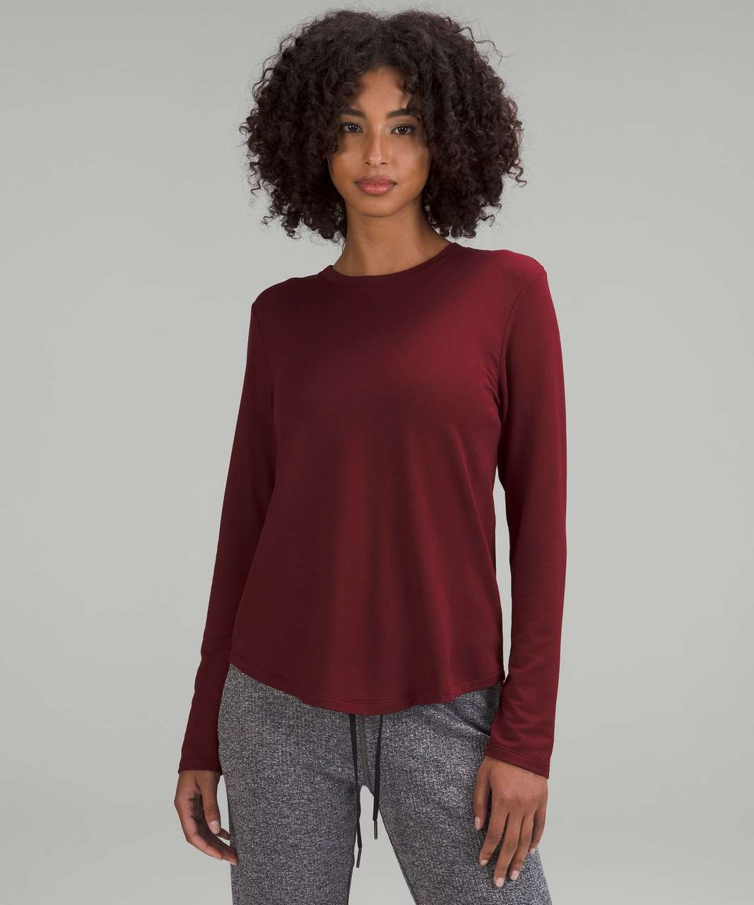 Love Modal Fleece Long-Sleeve Shirt