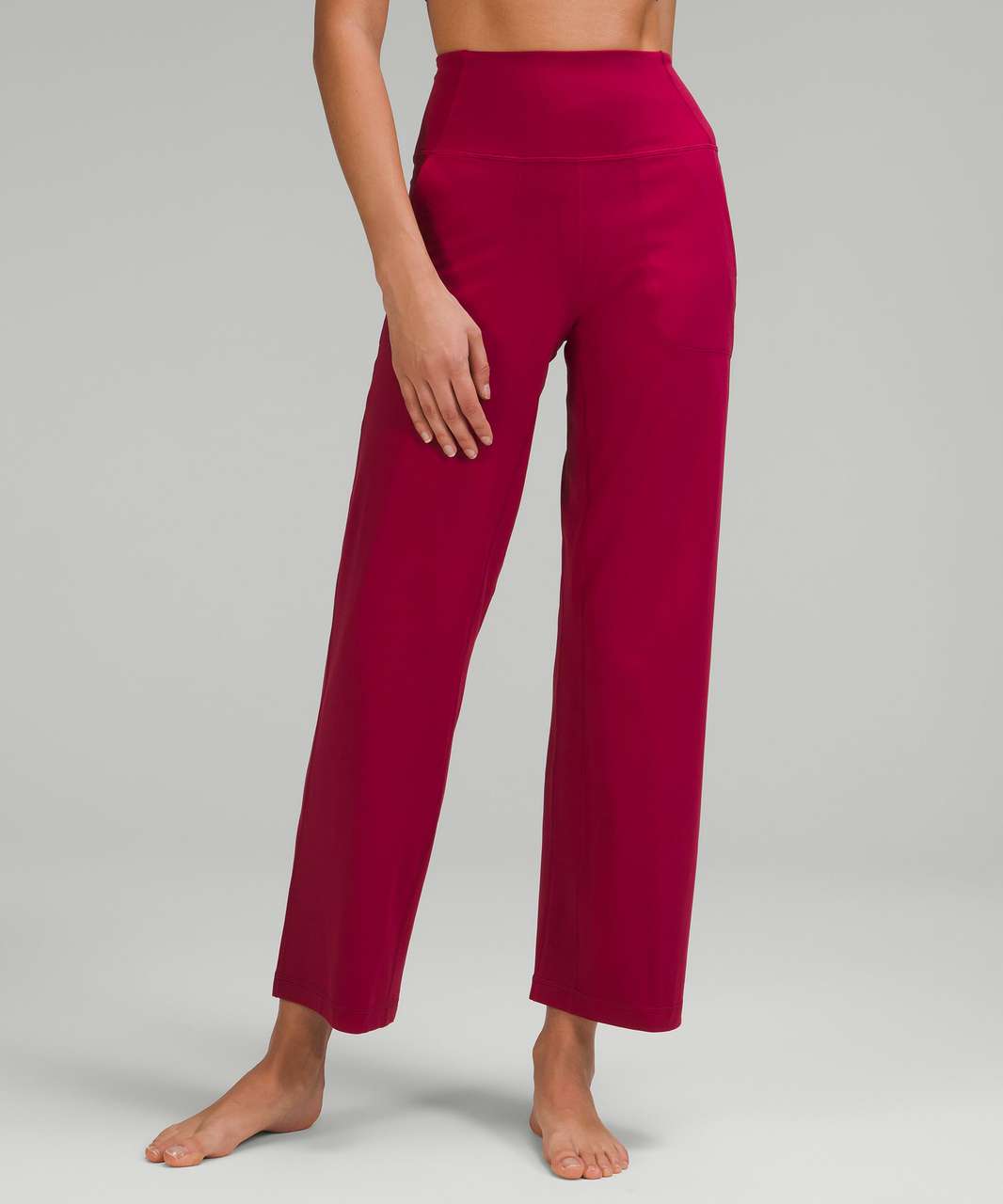 Lululemon Align High-Rise Wide Leg Pant 31 - Pomegranate - lulu fanatics