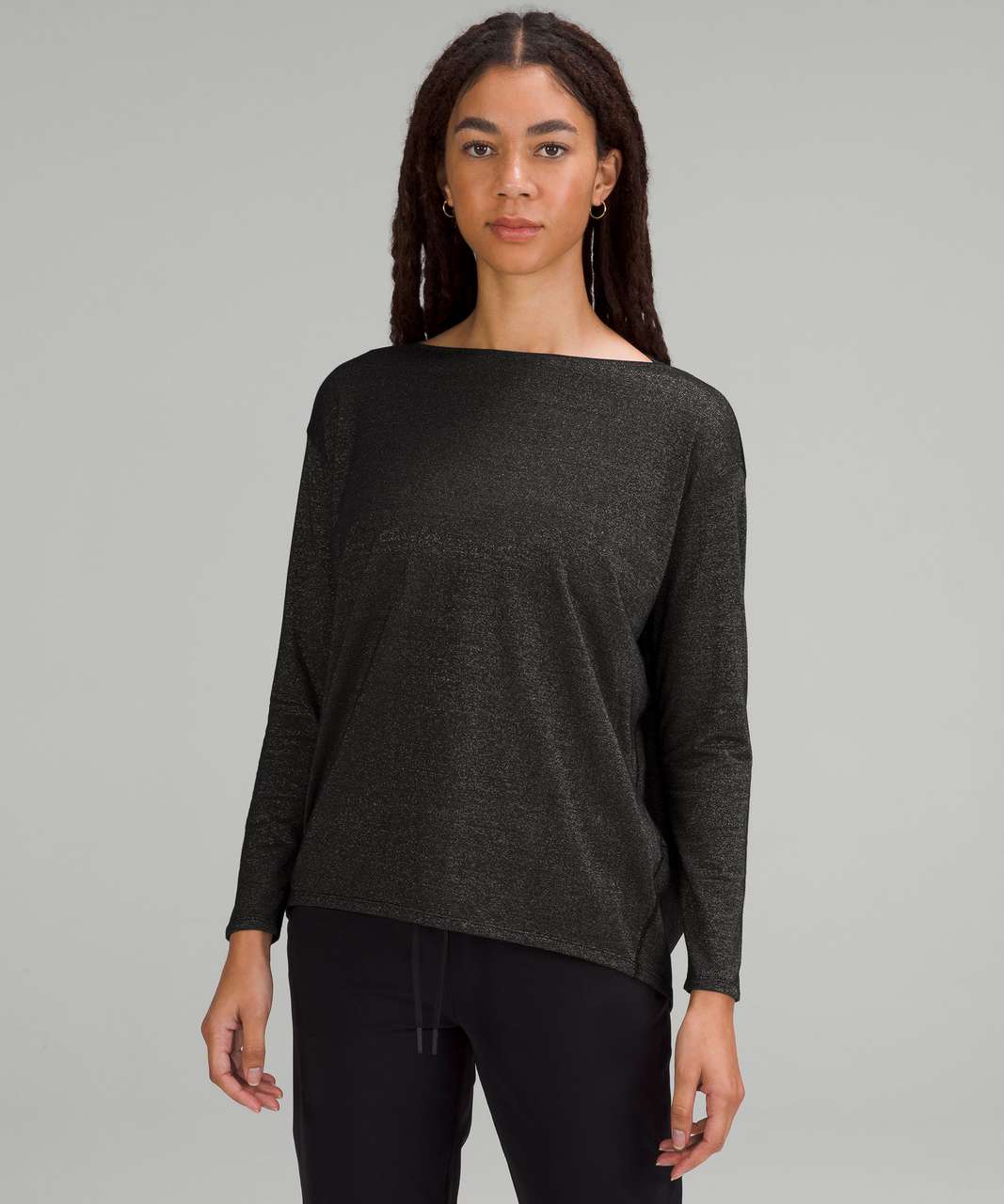 Lululemon Back in Action Long Sleeve Shirt *Spark - Black