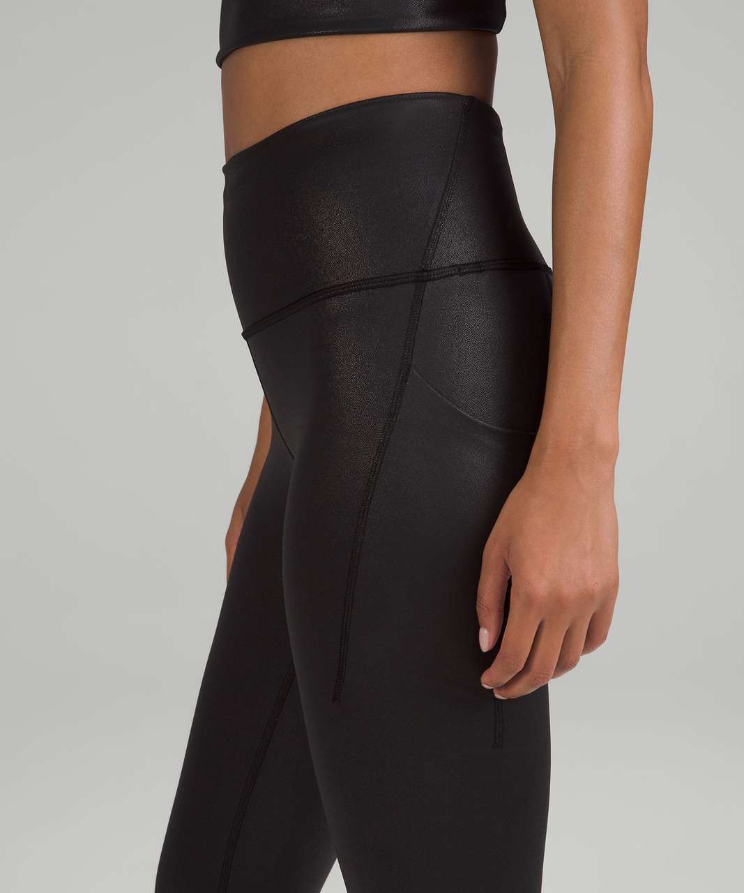 Lululemon Wunder Train High-Rise Tight with Pockets 25" *Foil - Radiate Foil Print Black