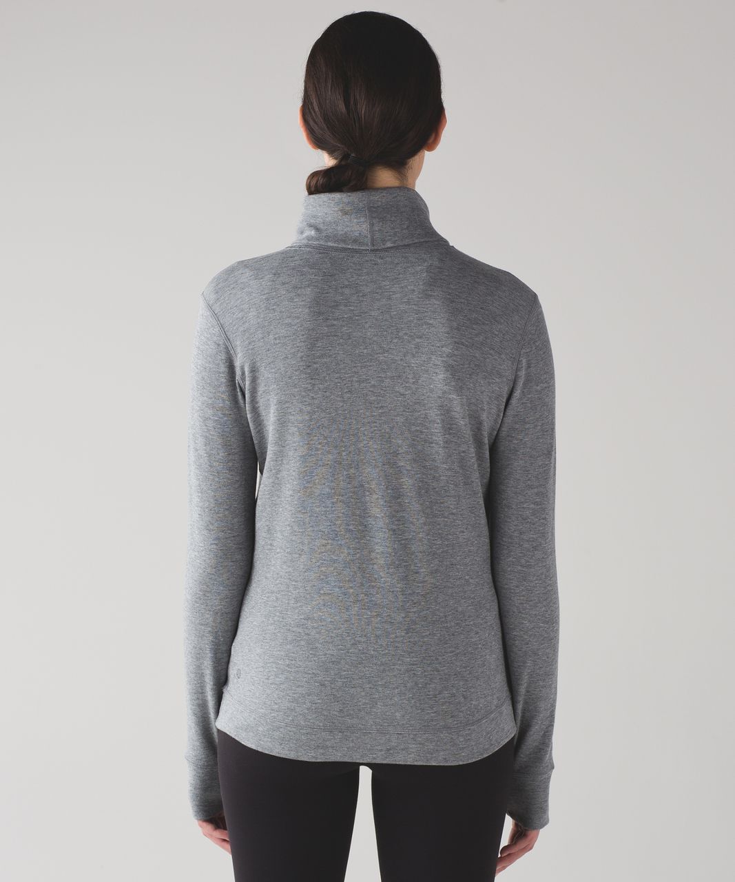 Lululemon Double Up Long Sleeve (Reversible) - Heathered Slate / Modern Stripe Heathered Slate Slate