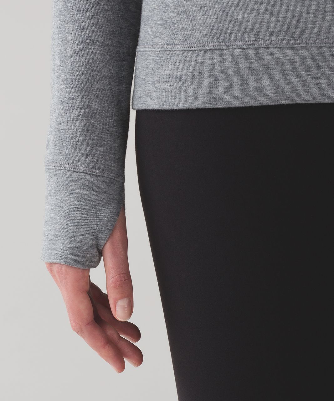 Lululemon Double Up Long Sleeve (Reversible) - Heathered Slate / Modern Stripe Heathered Slate Slate