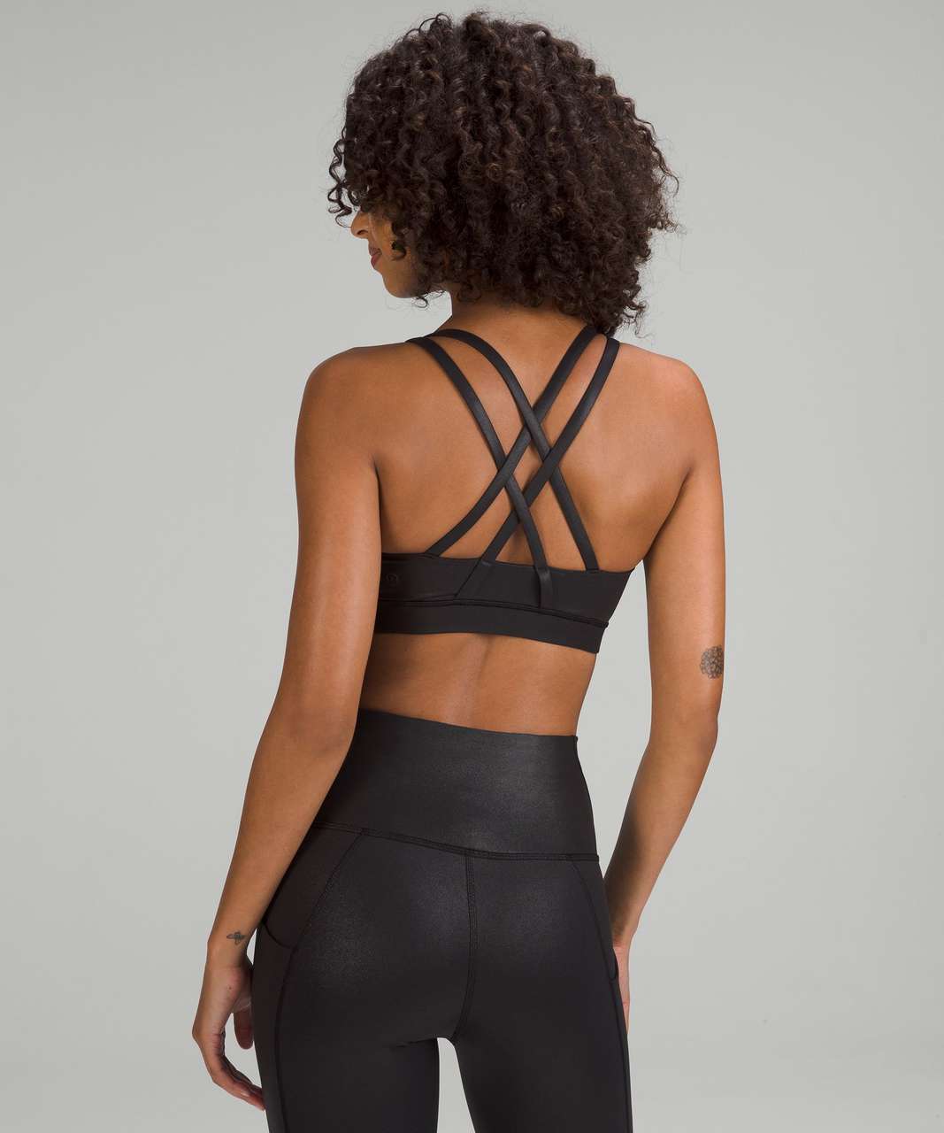 Lululemon Energy Bra *Manifesto - 20YR Manifesto Foil Black Black - lulu  fanatics