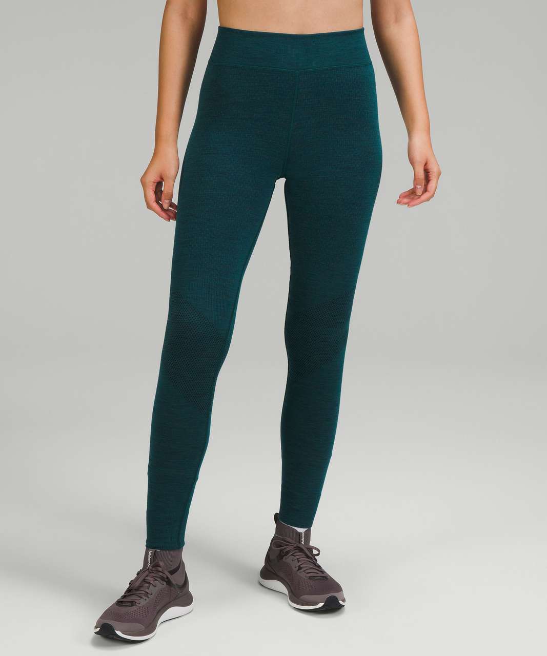 Lululemon Keep the Heat Thermal High-Rise Tight 28" - Heathered Green Jasper