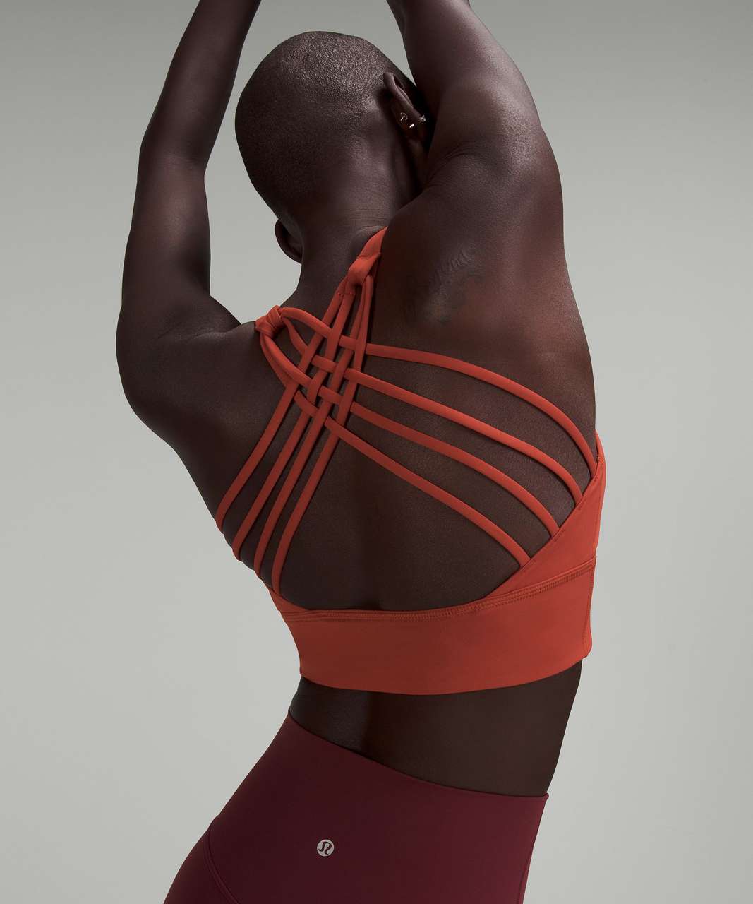 Lululemon Free to Be High-Neck Longline Bra - Wild *Light Support, A/B Cup  - Cayenne - lulu fanatics