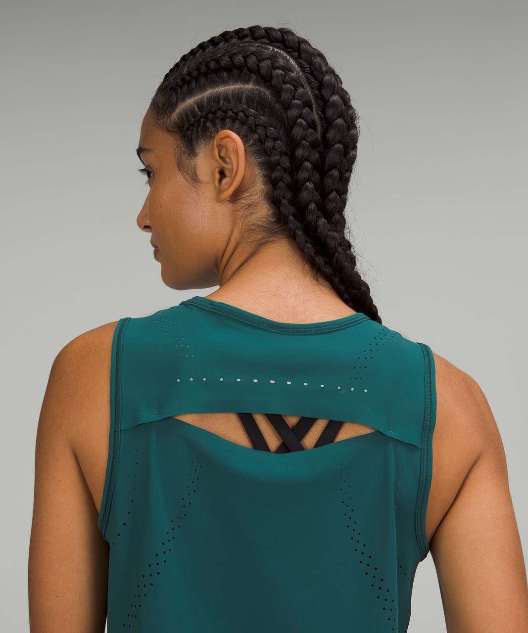 Lululemon Sculpt Tank Top *Perforation - Green Jasper