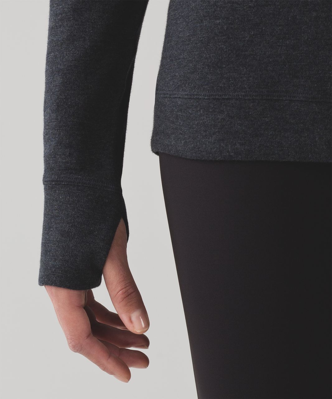 Lululemon Reversible Double-Knit Zip-Up Sweater - Graphite Grey / Black -  lulu fanatics