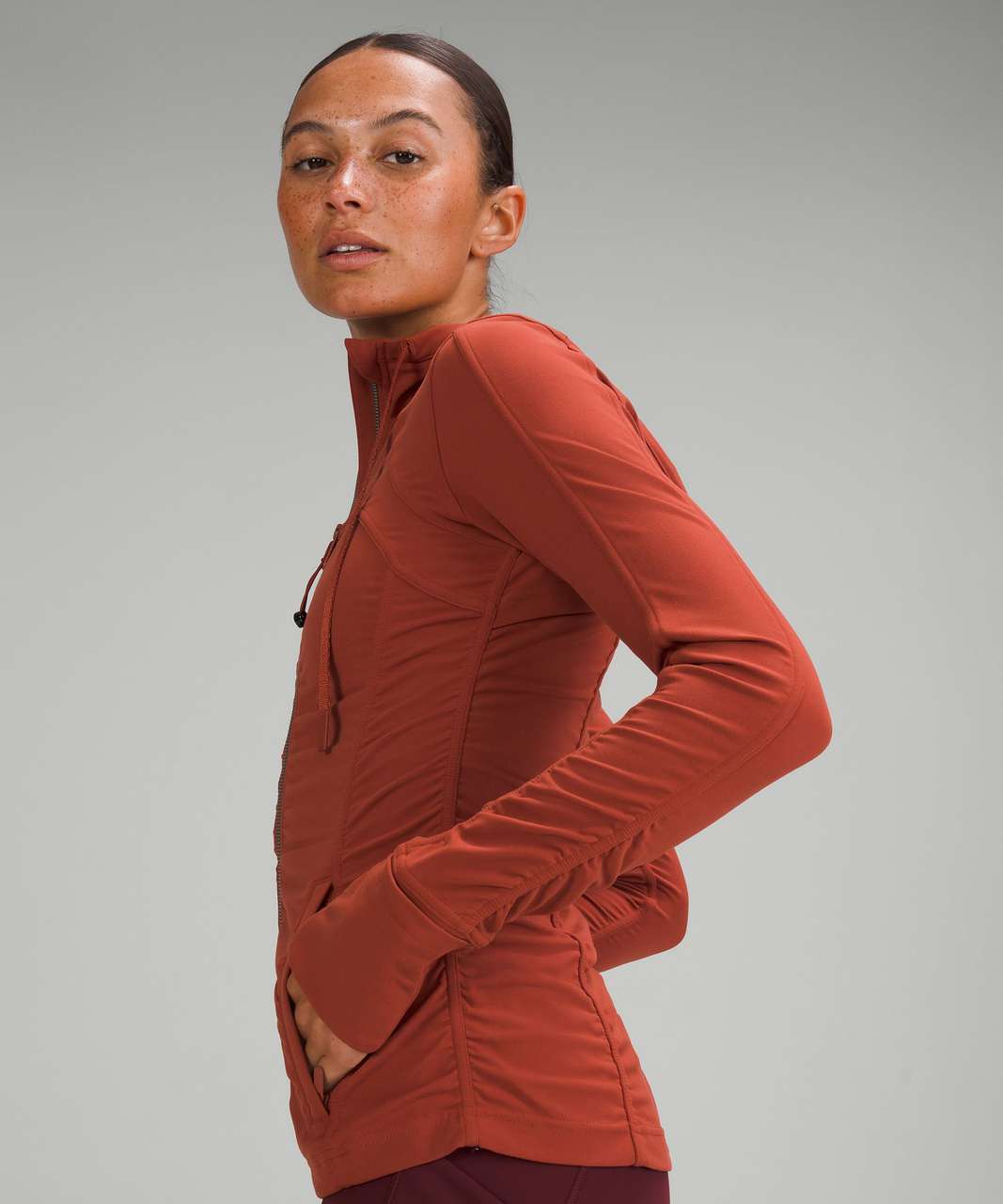 Lululemon Better Best Long Sleeve - Rustic Clay - lulu fanatics