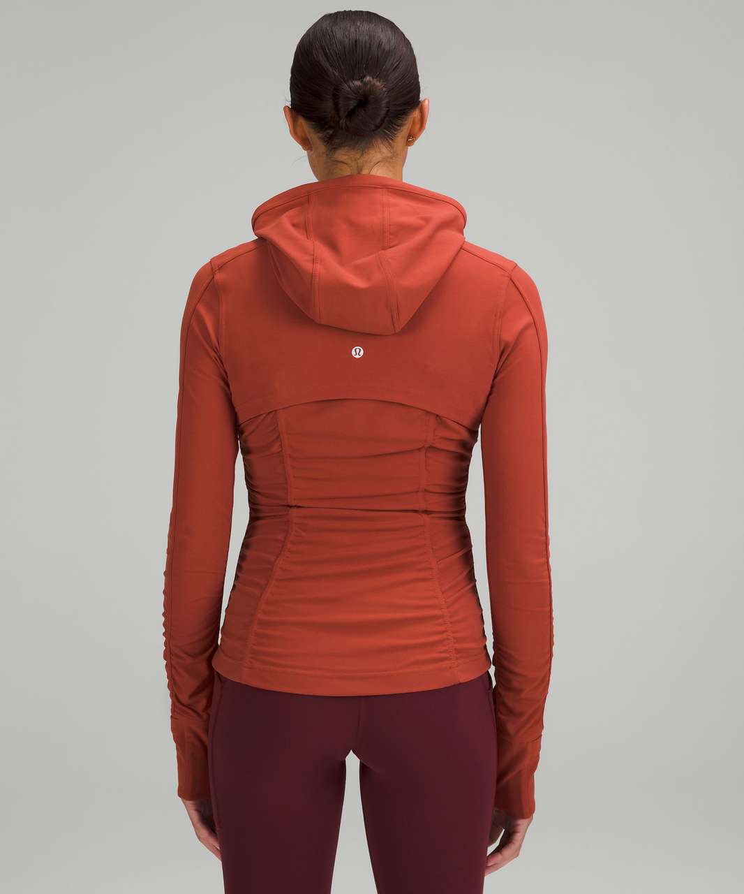 NEW Women Lululemon Hooded Define Jacket Mesh Vent Nulu Smoky Red Size  8-10-12