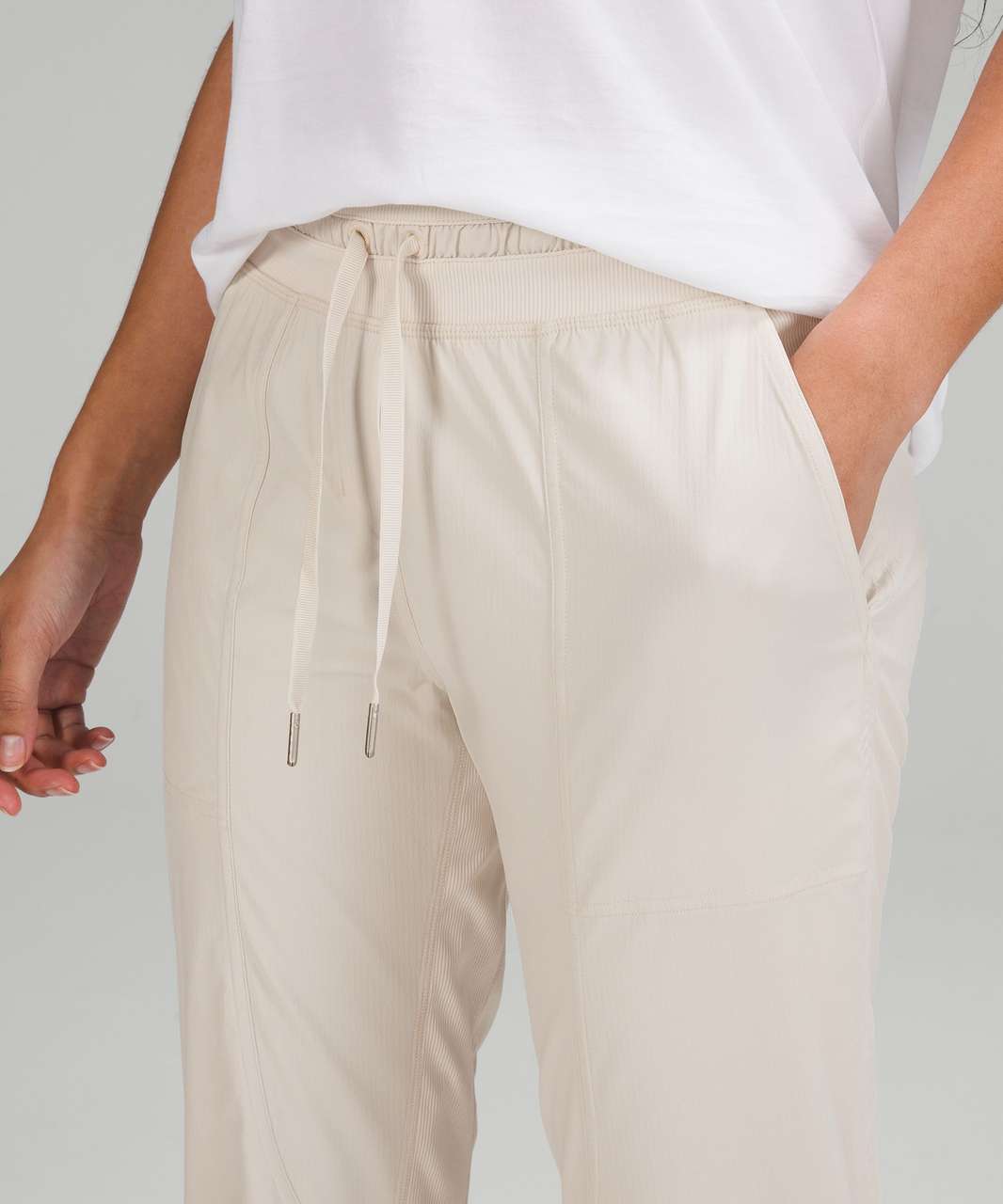 Lululemon Dance Studio Mid-Rise Lined Cropped Pants - White Opal - lulu  fanatics