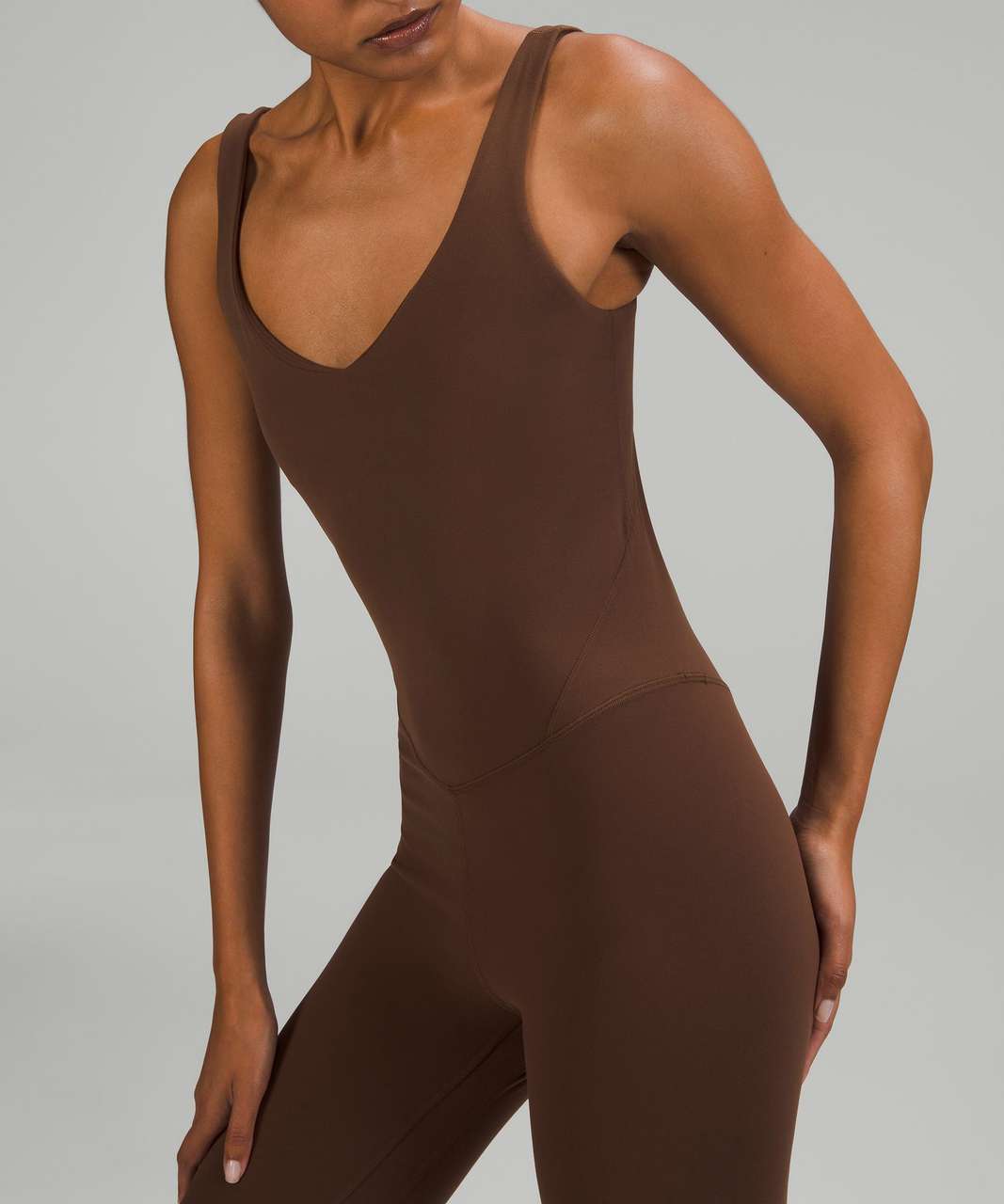 Lululemon Align Ribbed Bodysuit 25 - Black - lulu fanatics