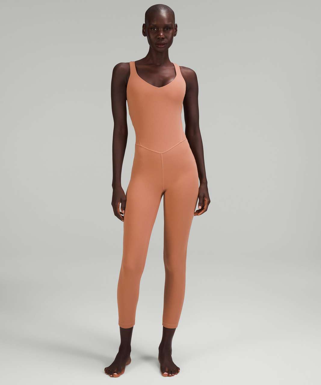 Lululemon Align Bodysuit 25 - Dusty Clay - lulu fanatics