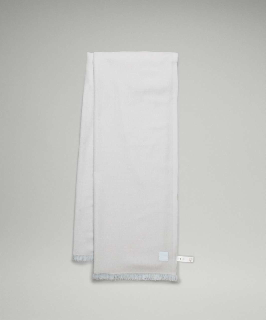 Lululemon Woven Wool Scarf - Powder Blue / White Opal