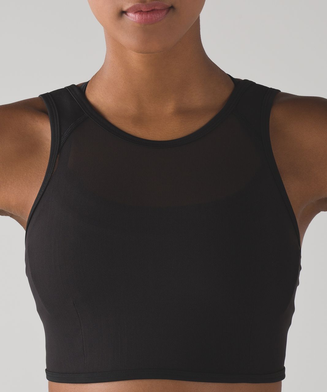 Polyester Women's Athletic Crop Tops, Black at Rs 175/piece in