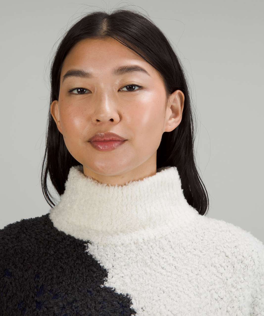 Textured Turtleneck Sweater