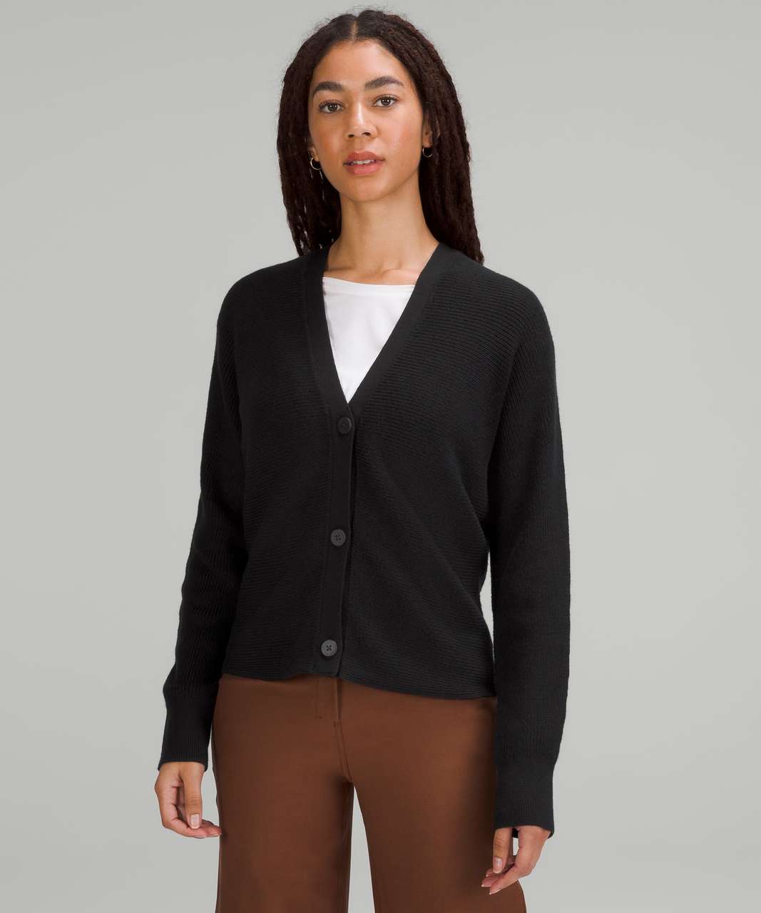 Lululemon Merino Wool-Blend Cardigan - Black