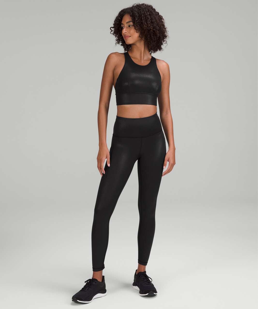 Gym fit featuring new Wunder Trains in Black (4), Energy Bra