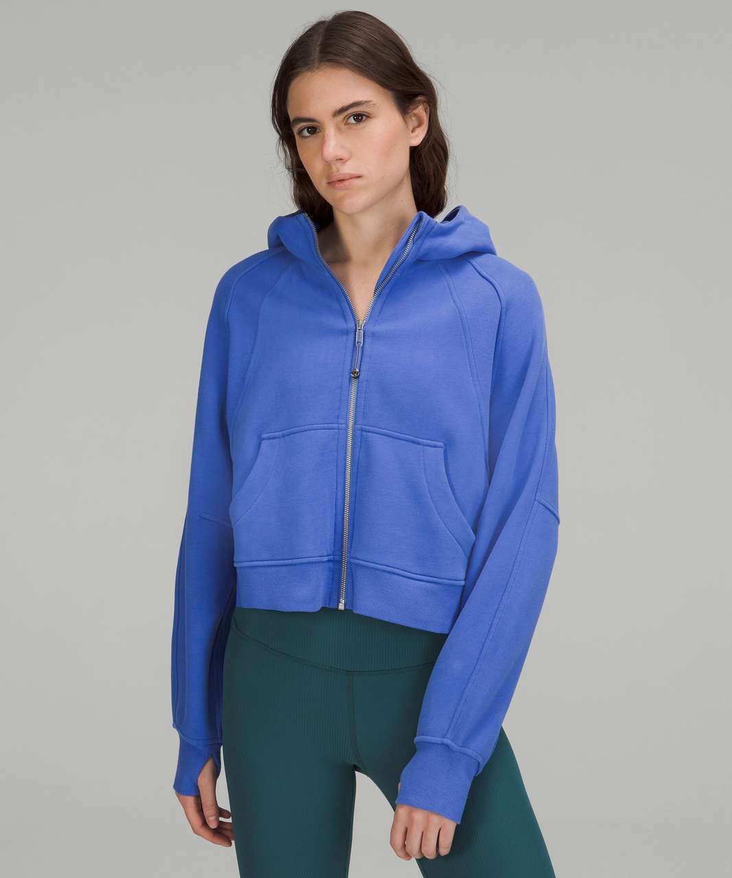 lululemon athletica Scuba Oversized Full-zip Hoodie - Color Blue/pastel -  Size Xl/2xl