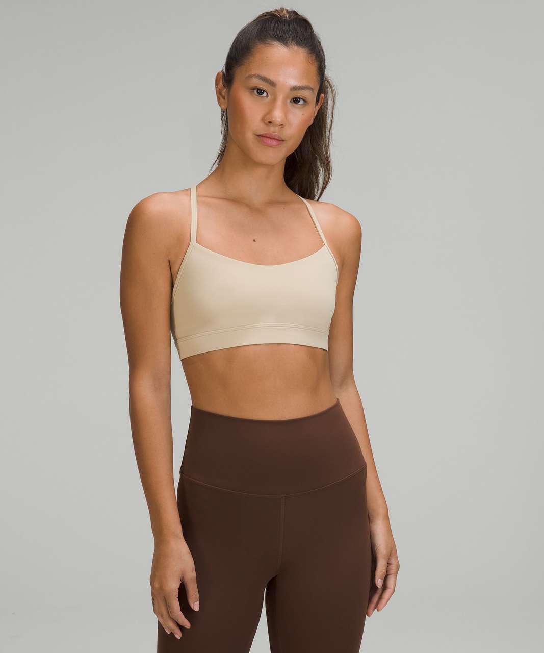 Lululemon Flow Y Nulu Longline Bra *Light Support, A–C Cups - Poolside -  lulu fanatics