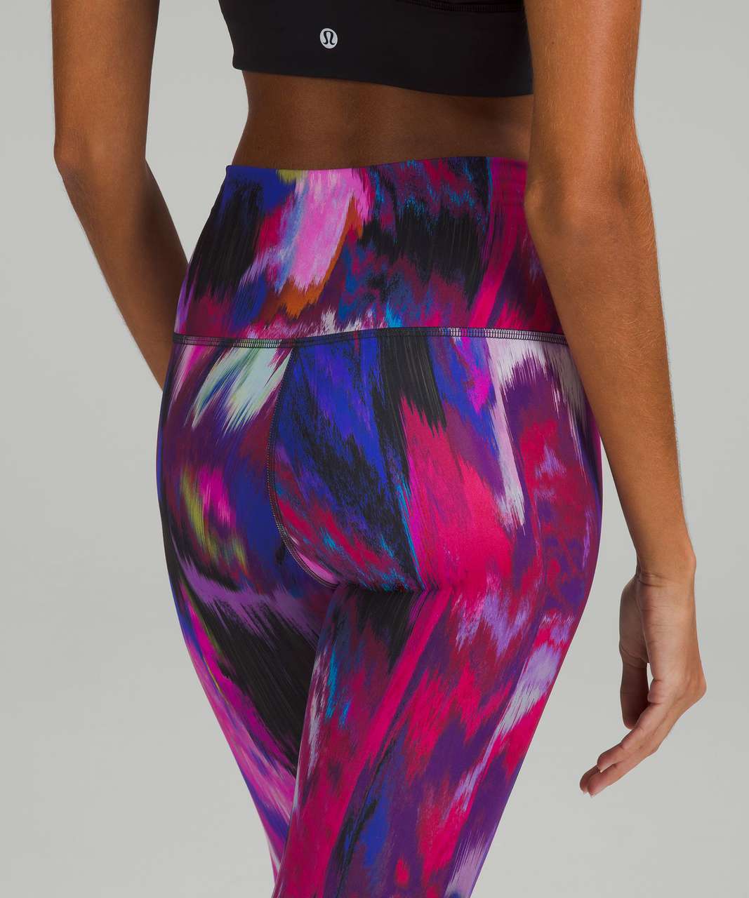 Lululemon Purple/Pink/Blue Floral Print Wunder Under High Rise Legging –  The Saved Collection