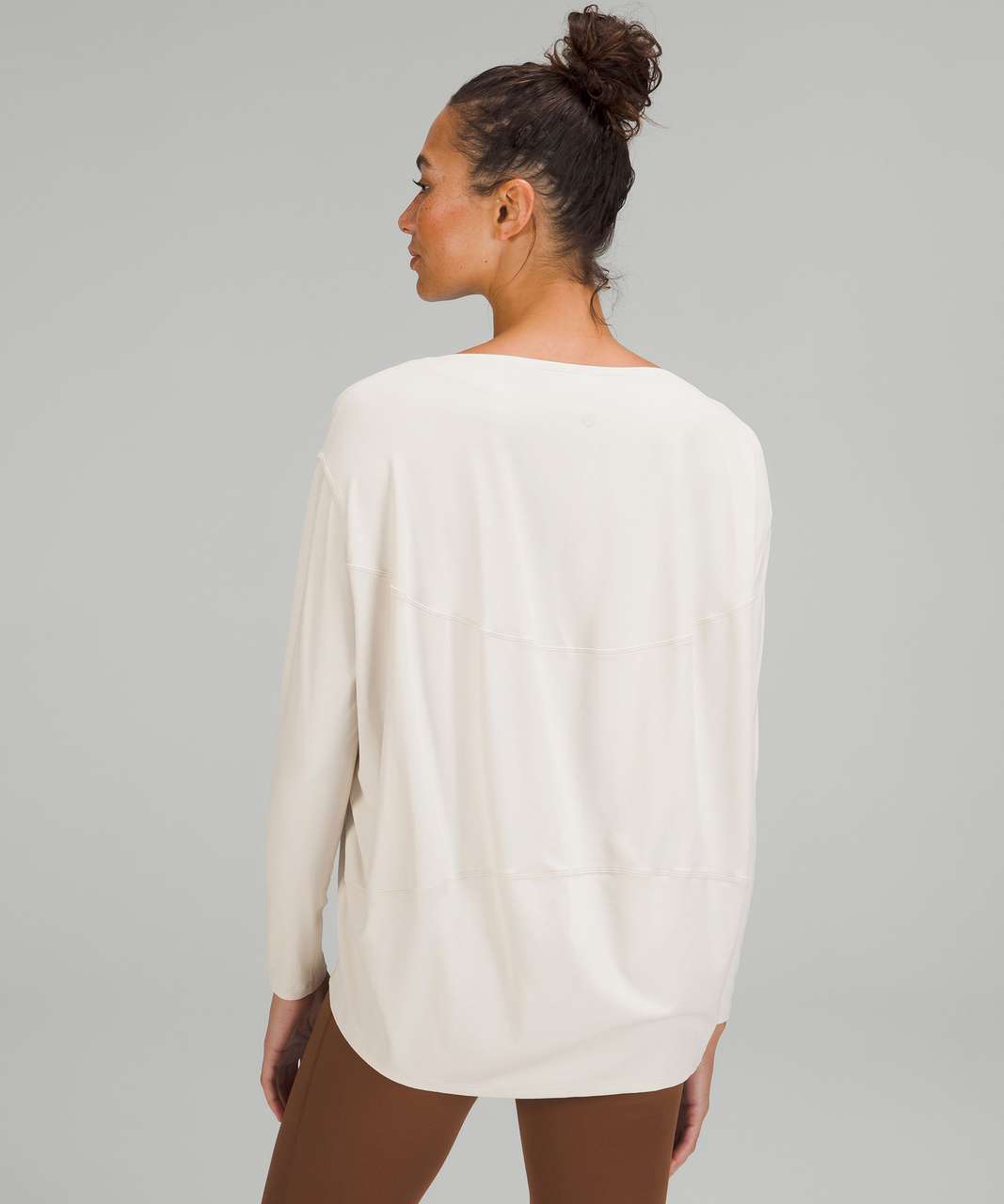 Lululemon Back in Action Long Sleeve Shirt *Nulu - White Opal