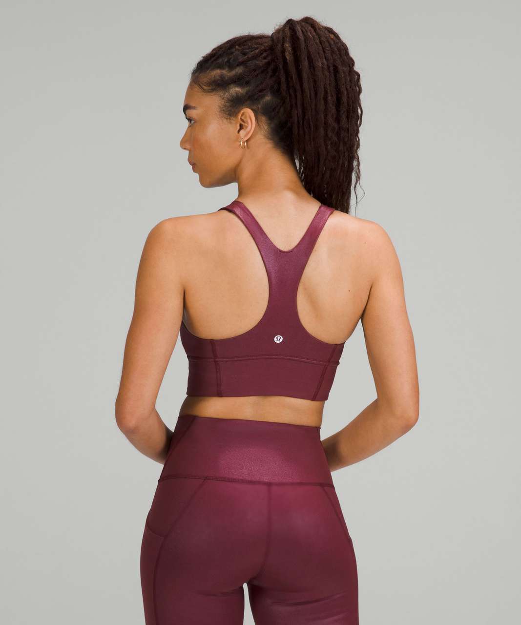 Lululemon Energy Bra *Manifesto - 20YR Manifesto Foil Dark Red - lulu  fanatics