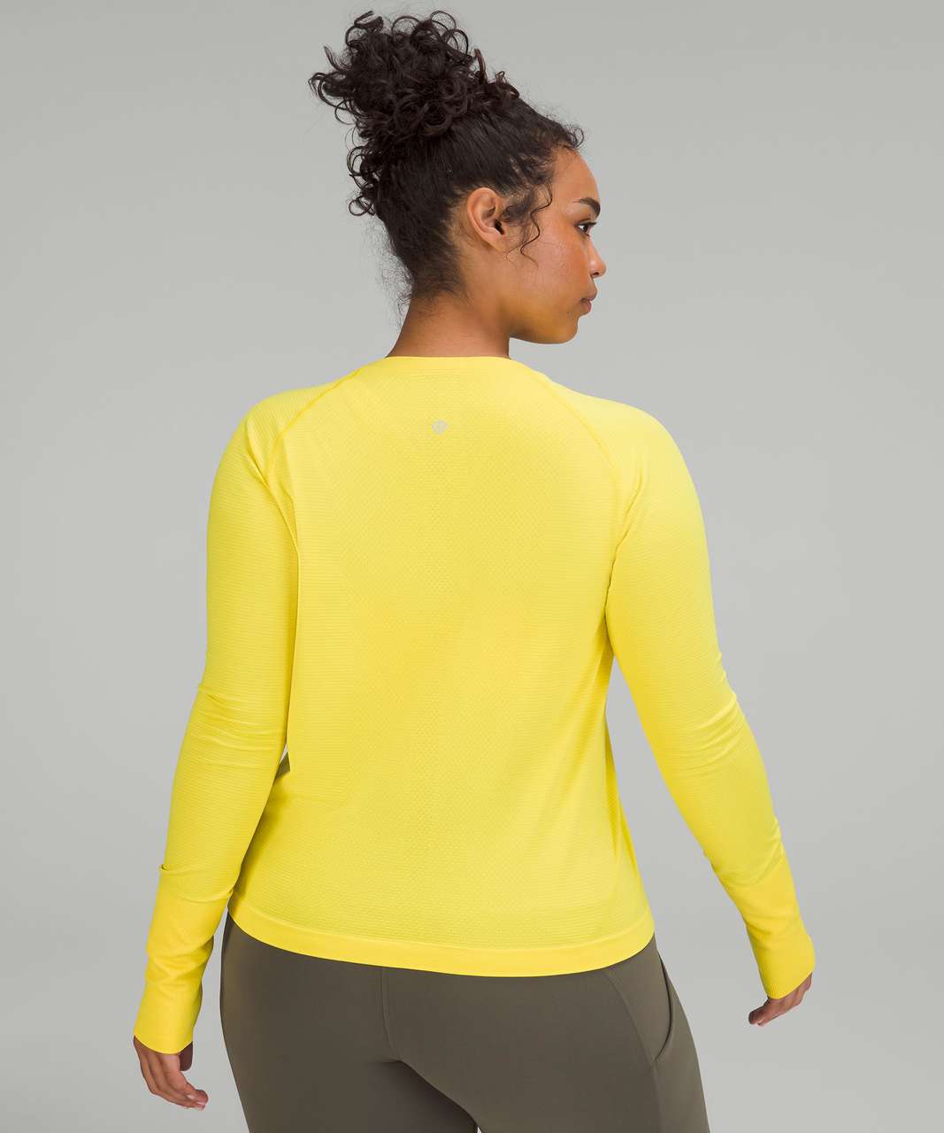 Lululemon Movement is Medicine Swiftly Tech long sleeve in Sonic Yellow Size  12