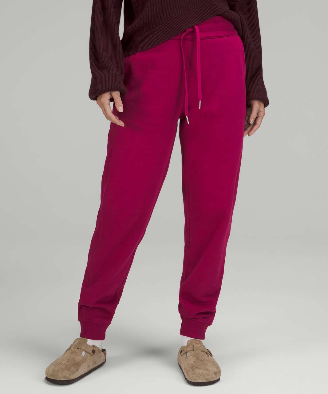 Lululemon Scuba High-Rise Jogger *Fleece 28 - Pink Mist - lulu