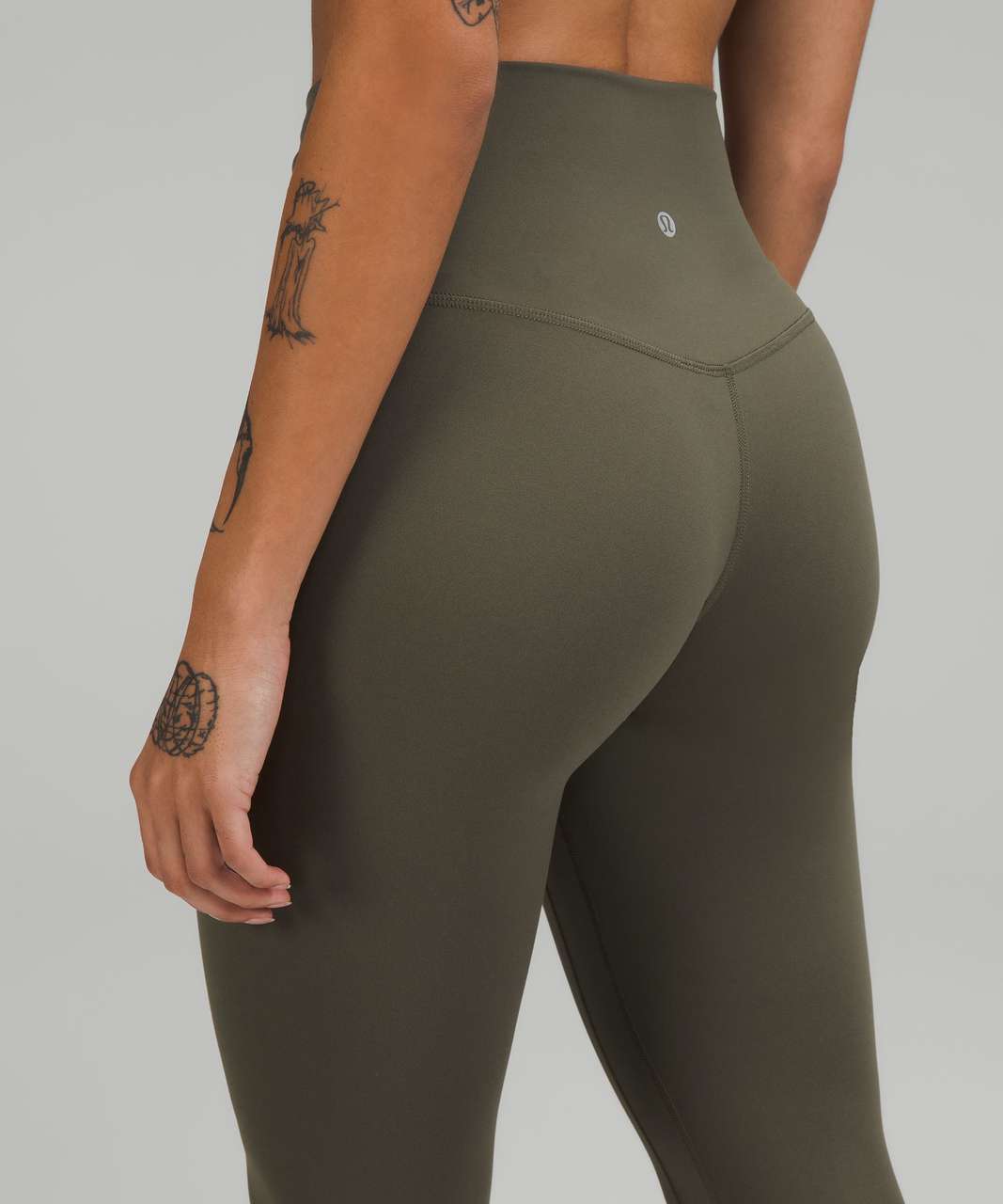 Lululemon Stretch High-rise Crop 23 In Rainforest Green