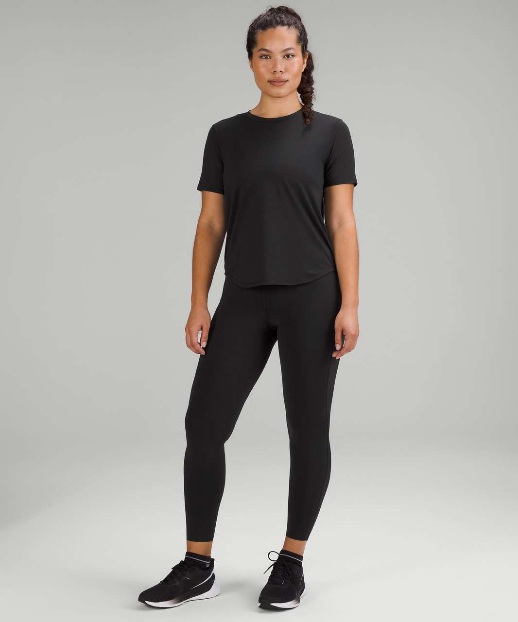 Lululemon High-Neck Running and Training T-Shirt - Black