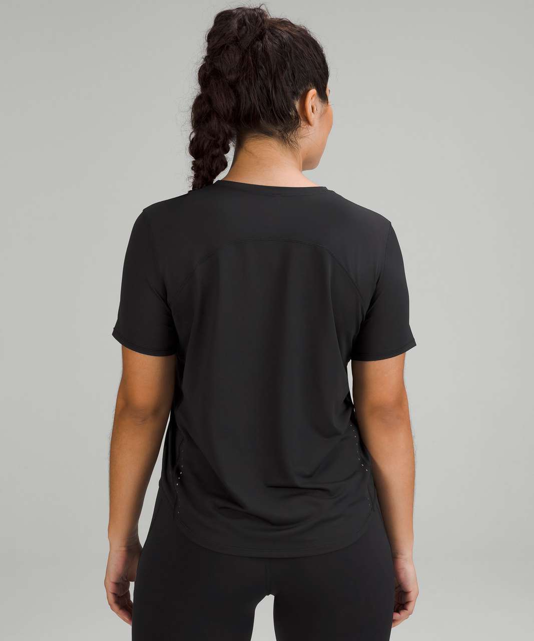 Lululemon High-Neck Running and Training T-Shirt - Black