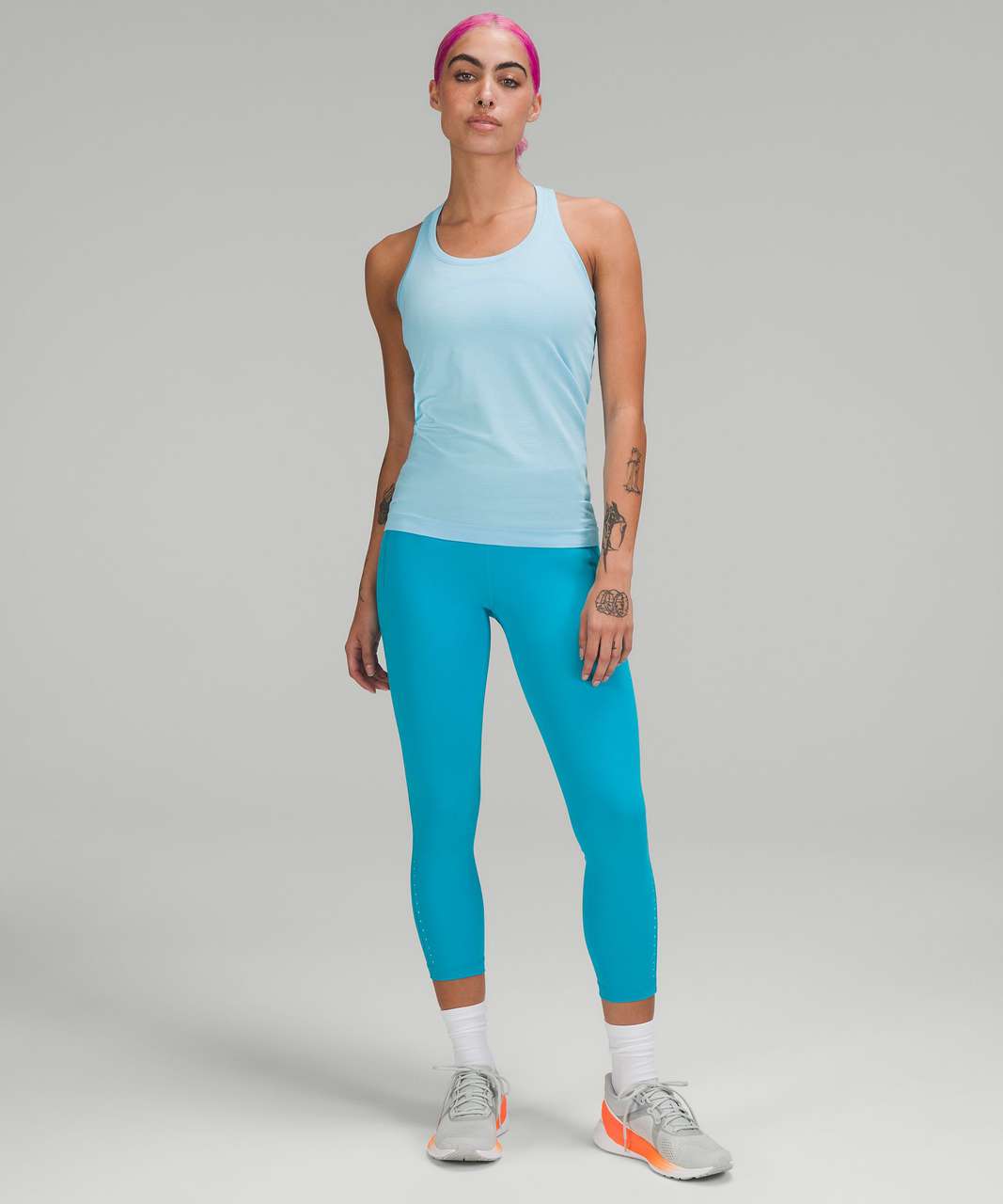 Lululemon Swiftly Tech Racerback Tank Top 2.0 - Blue Chill / Blue Chill