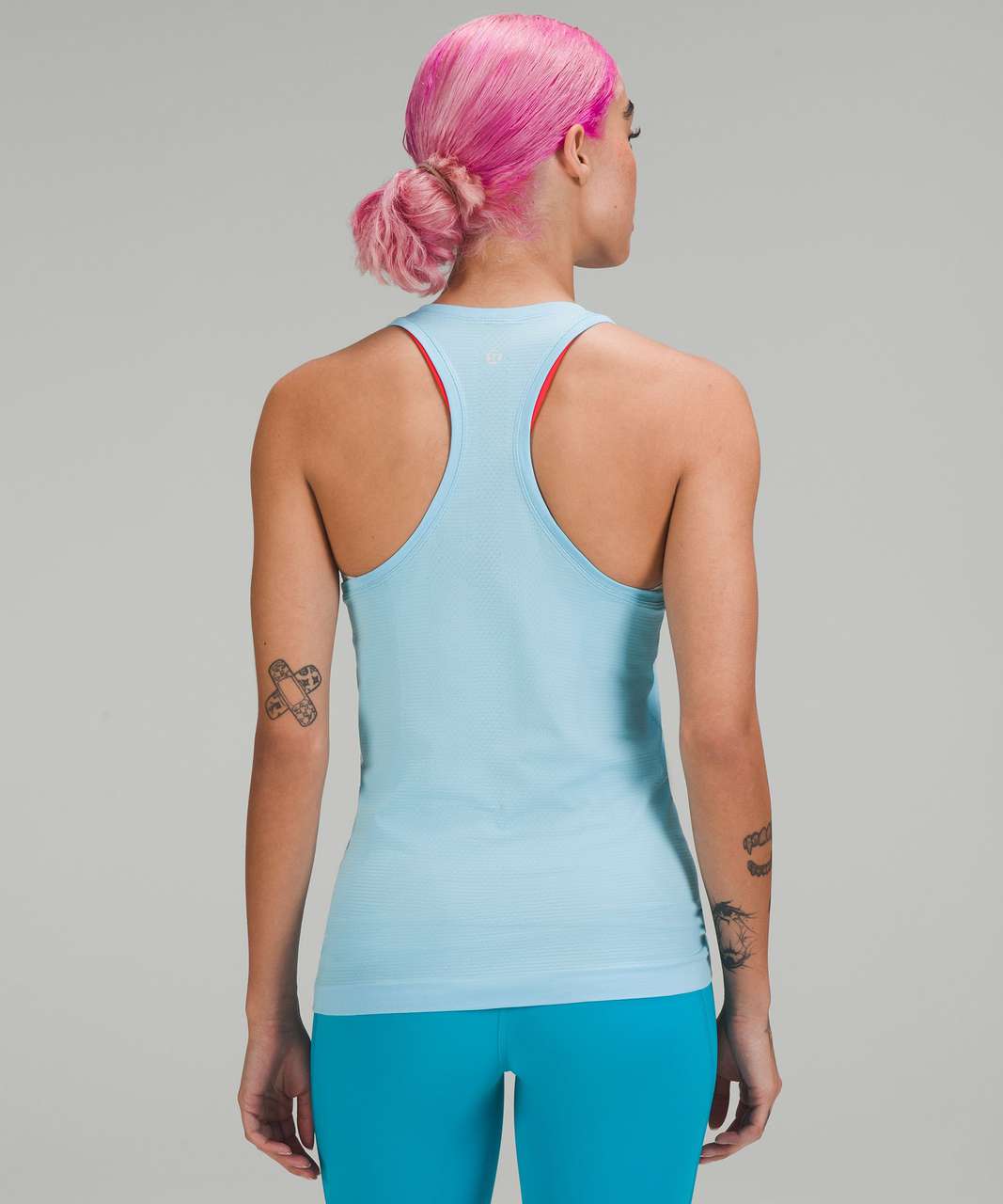 Swiftly Tech Racerback Tank Top 2.0 *Race Length, Kelly Green/Kelly Green