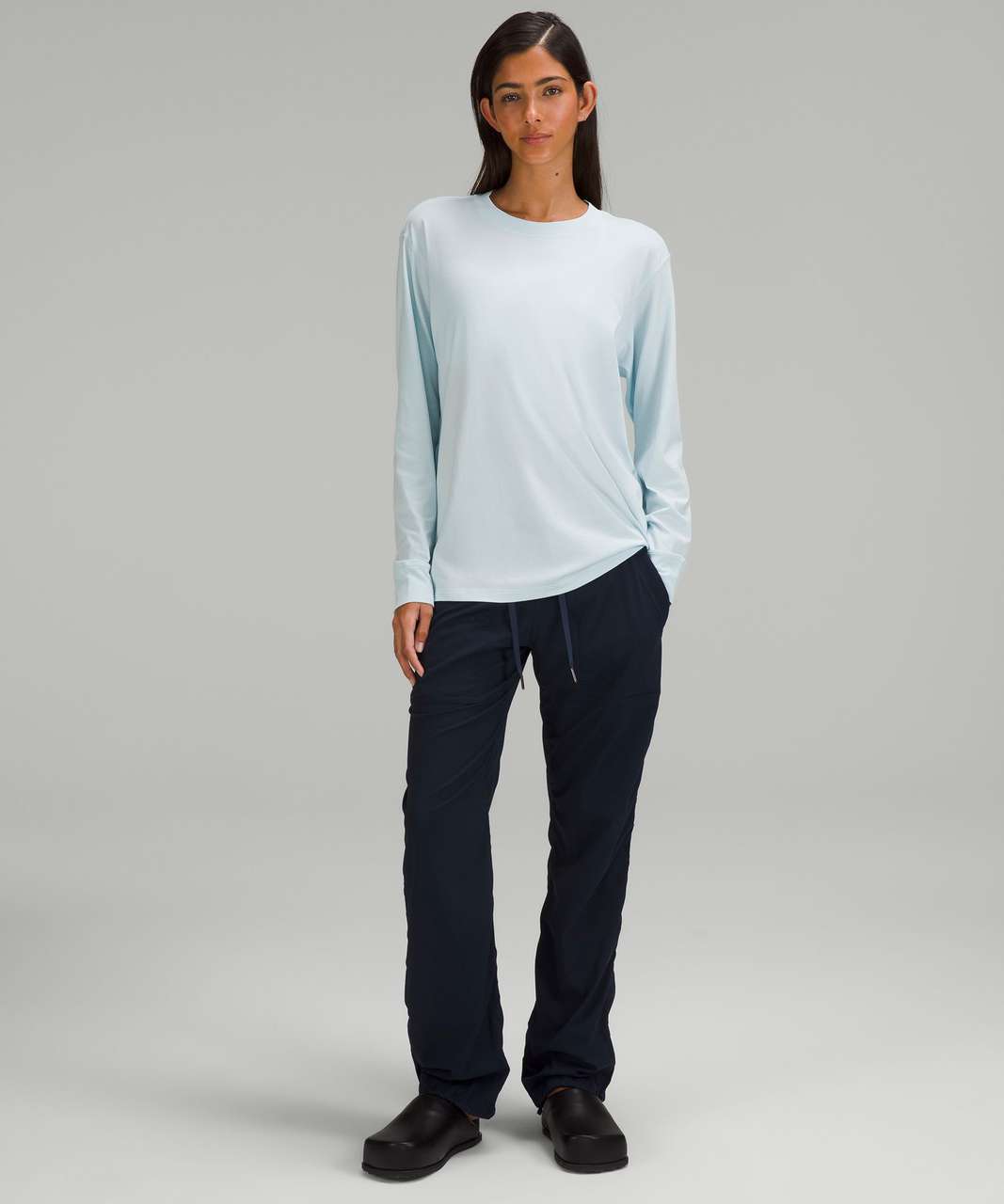 Lululemon All Yours Cotton Long Sleeve Shirt - Powder Blue