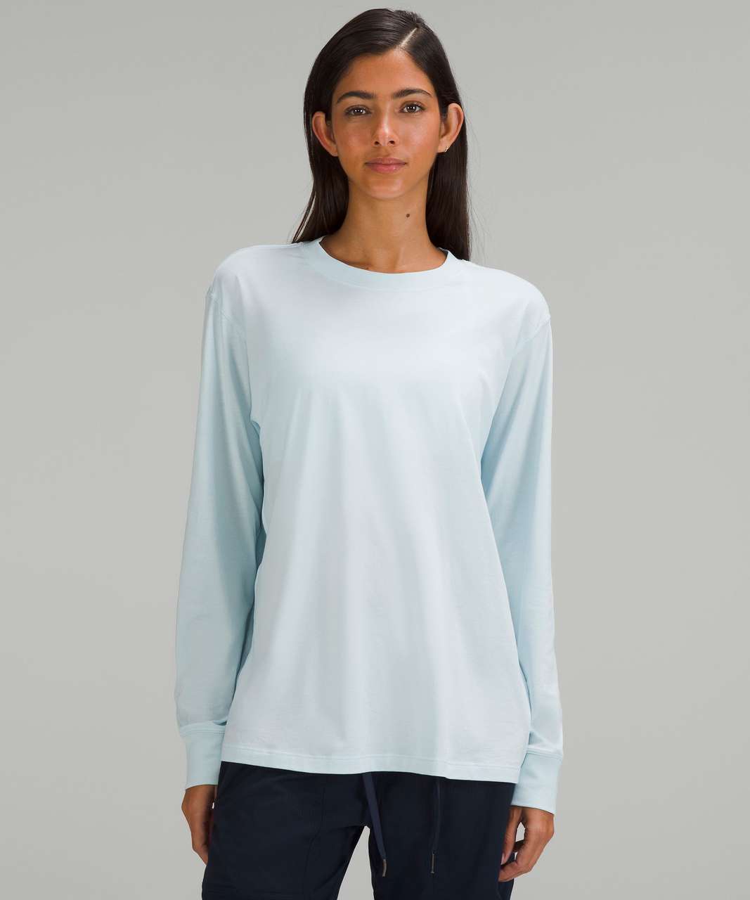 Lululemon All Yours Long-Sleeve Shirt - Pitch Blue - lulu fanatics