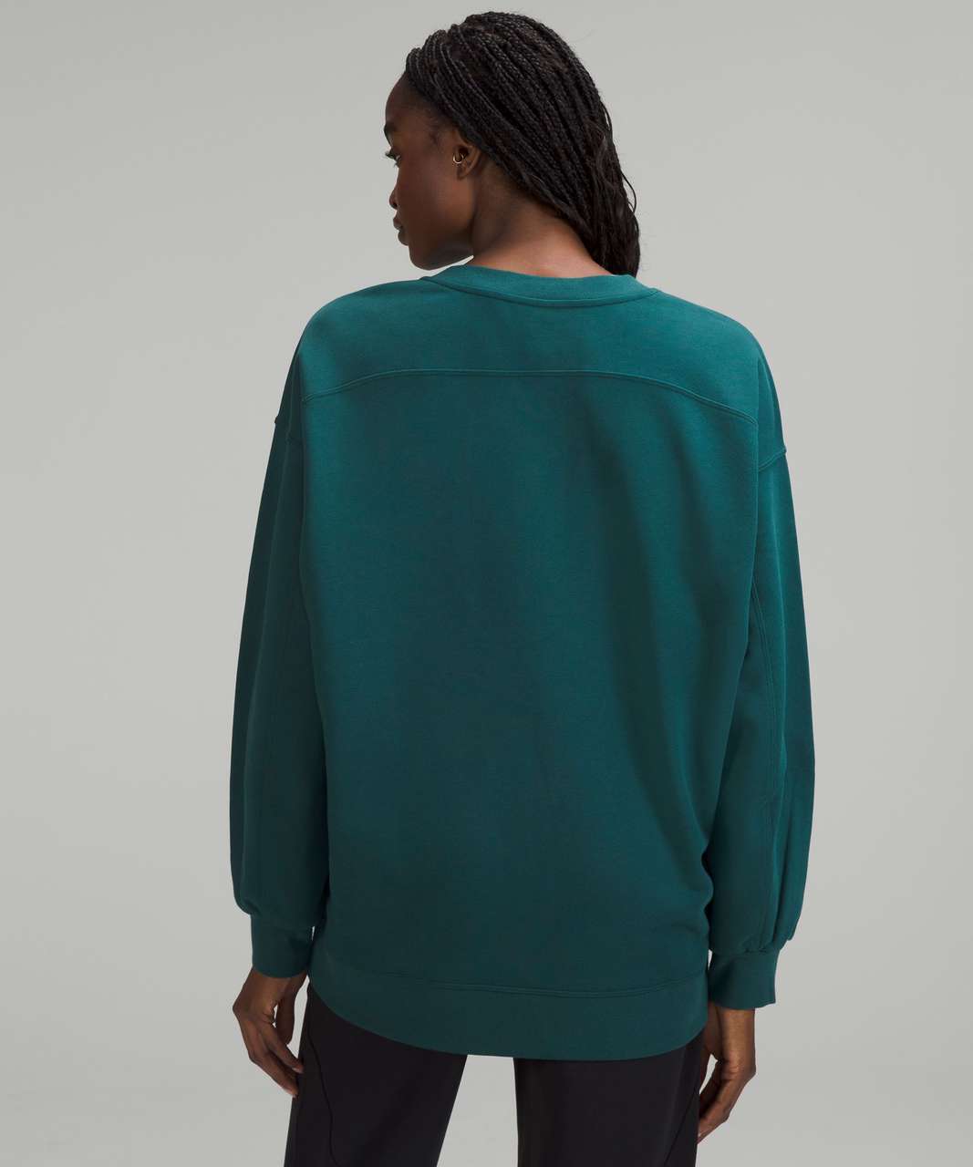 Lululemon Perfectly Oversized Crew - Green Jasper