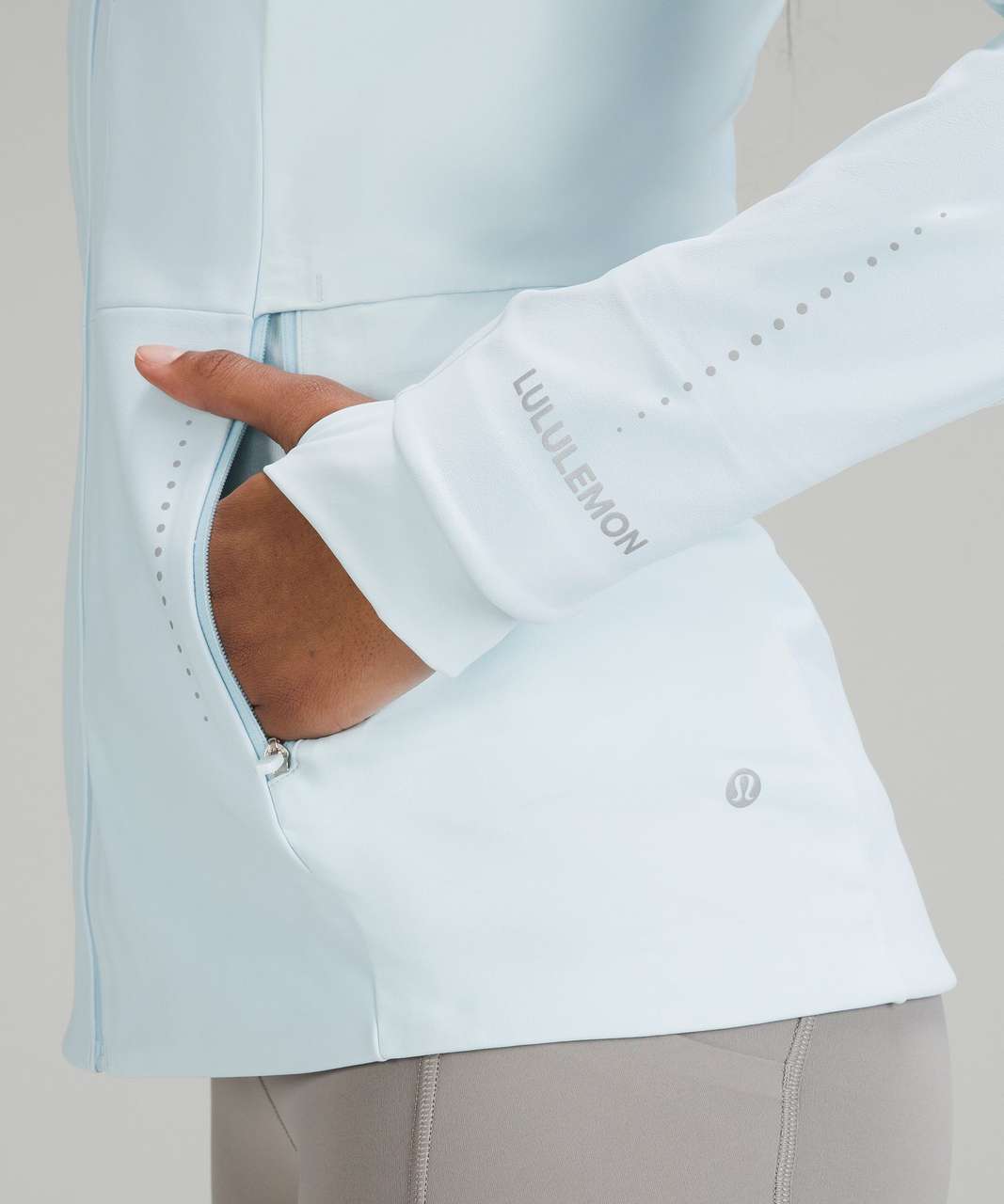 Lululemon Cross Chill Jacket *RepelShell - Powder Blue - lulu fanatics