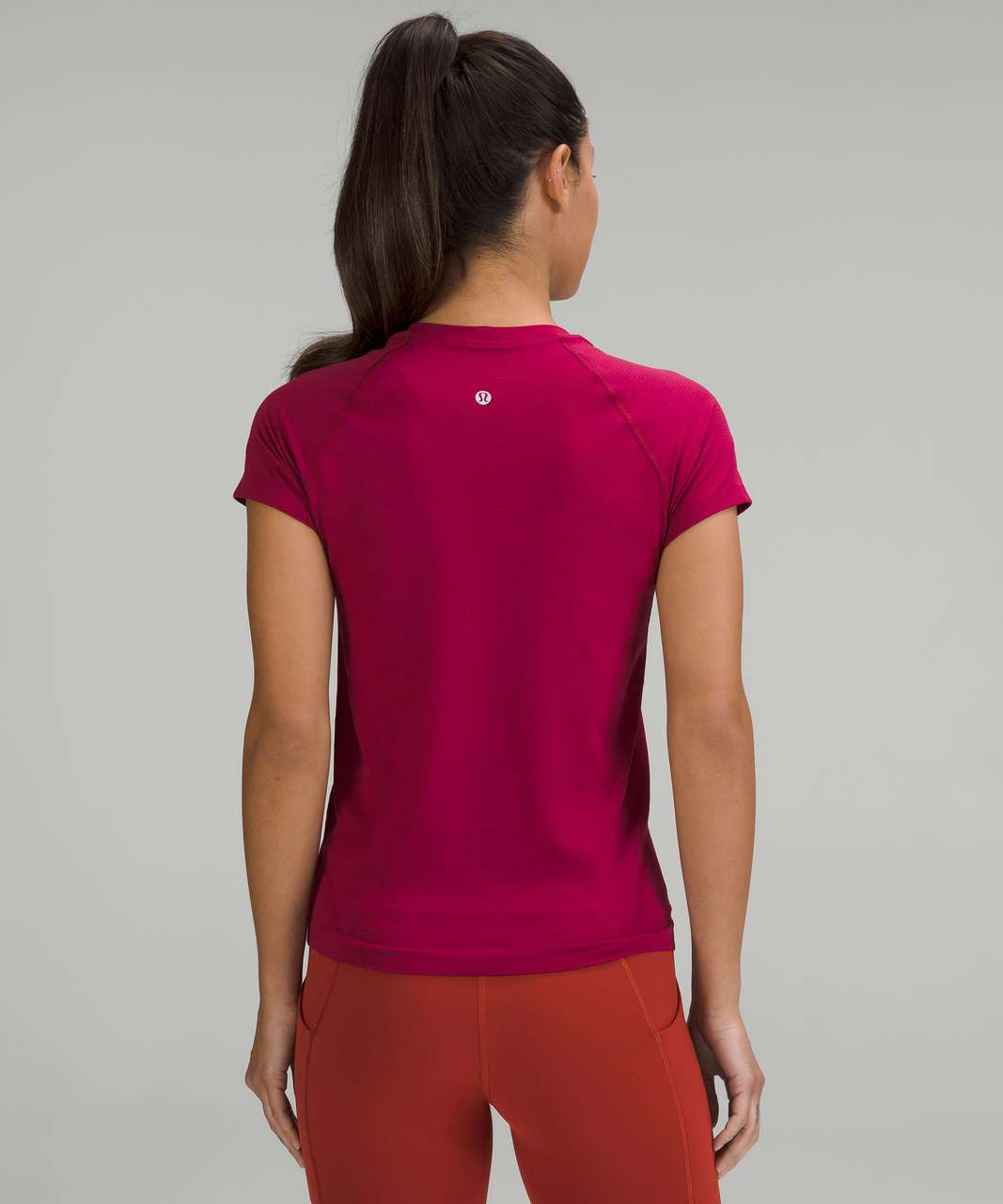 Lululemon Swiftly Tech Short Sleeve Shirt 2.0 *Race Length - Pomegranate / Pomegranate